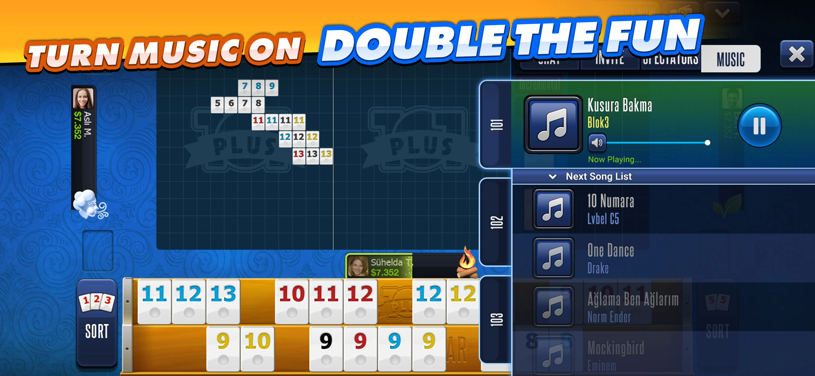 101 Okey Plus Rummy Board Game screenshot