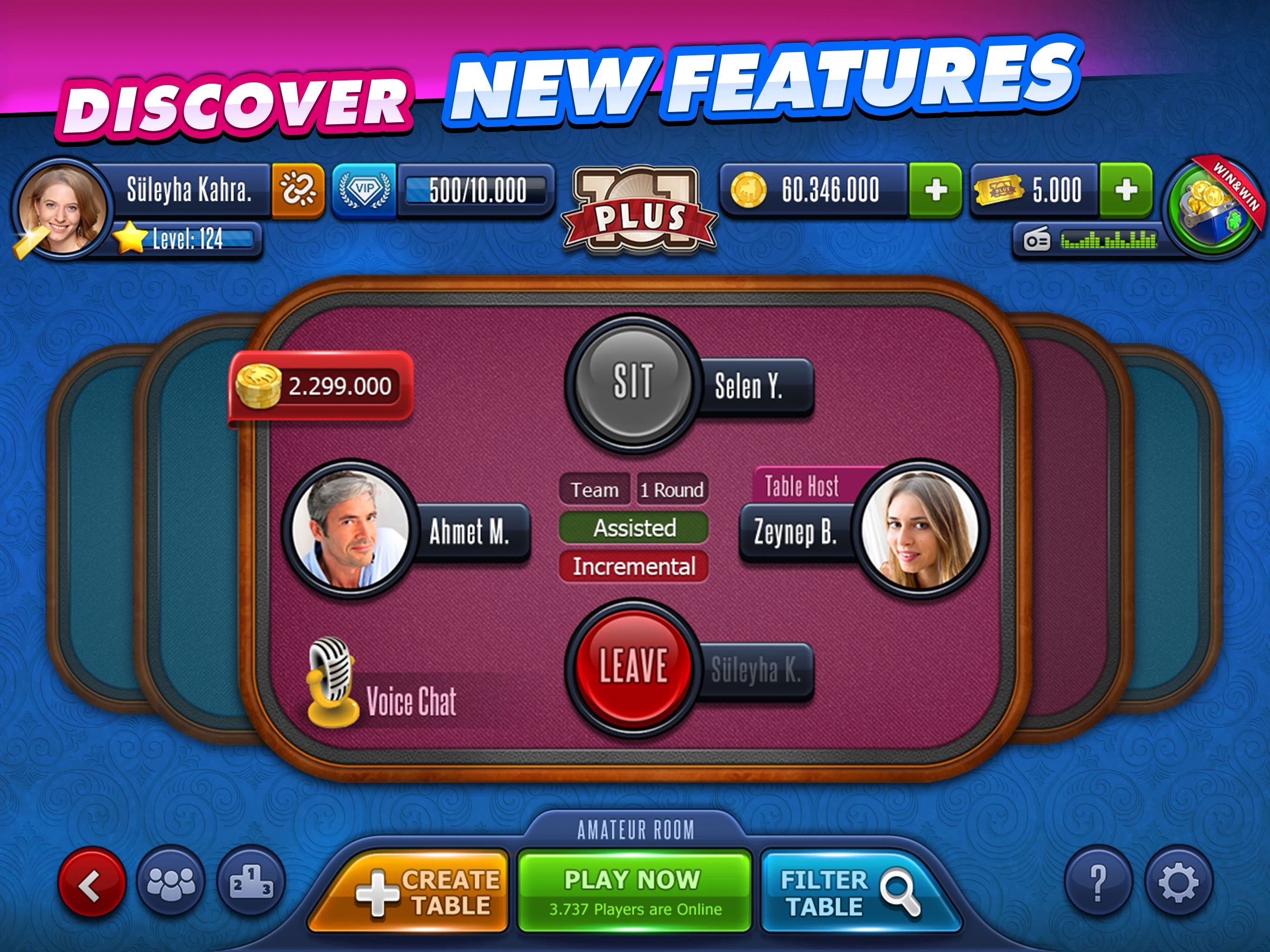 101 Okey Plus Rummy Board Game screenshot