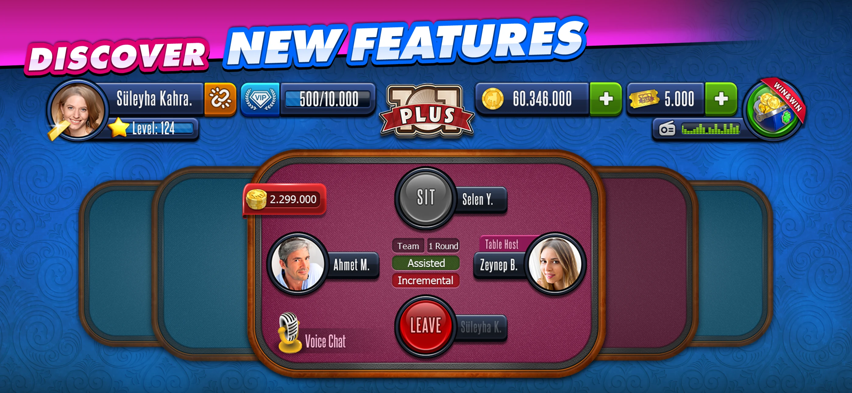 101 Okey Plus Rummy Board Game screenshot