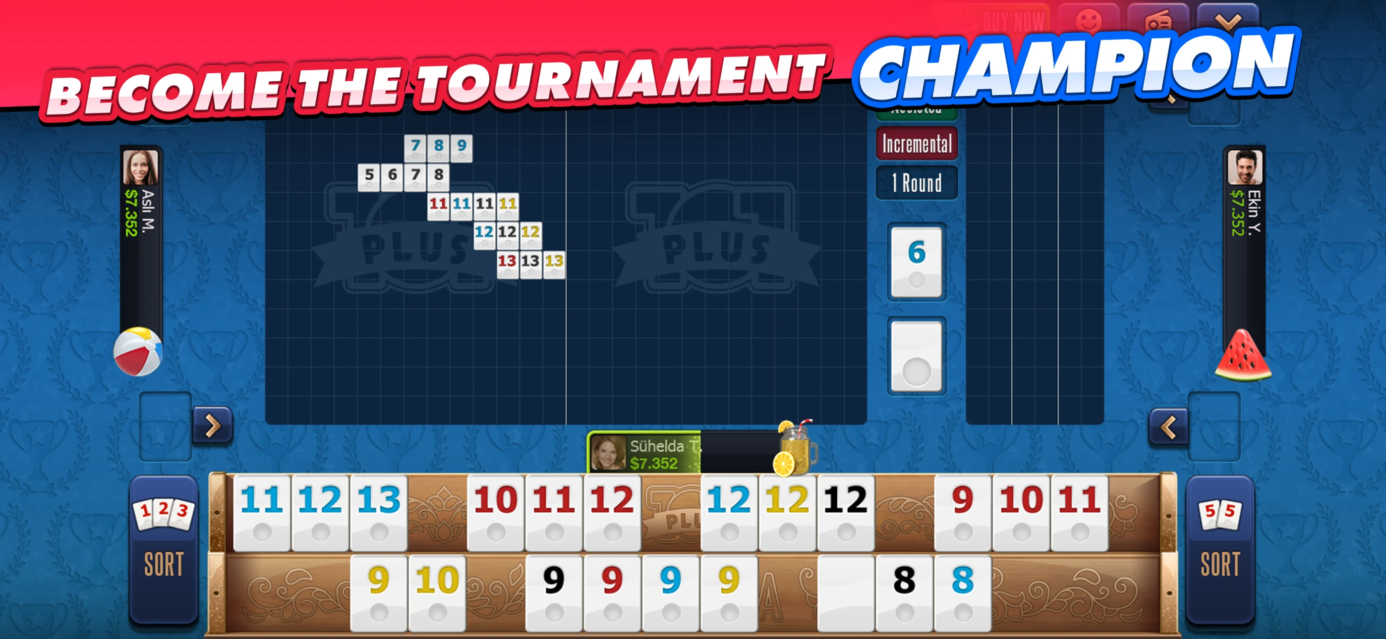 101 Okey Plus Rummy Board Game screenshot