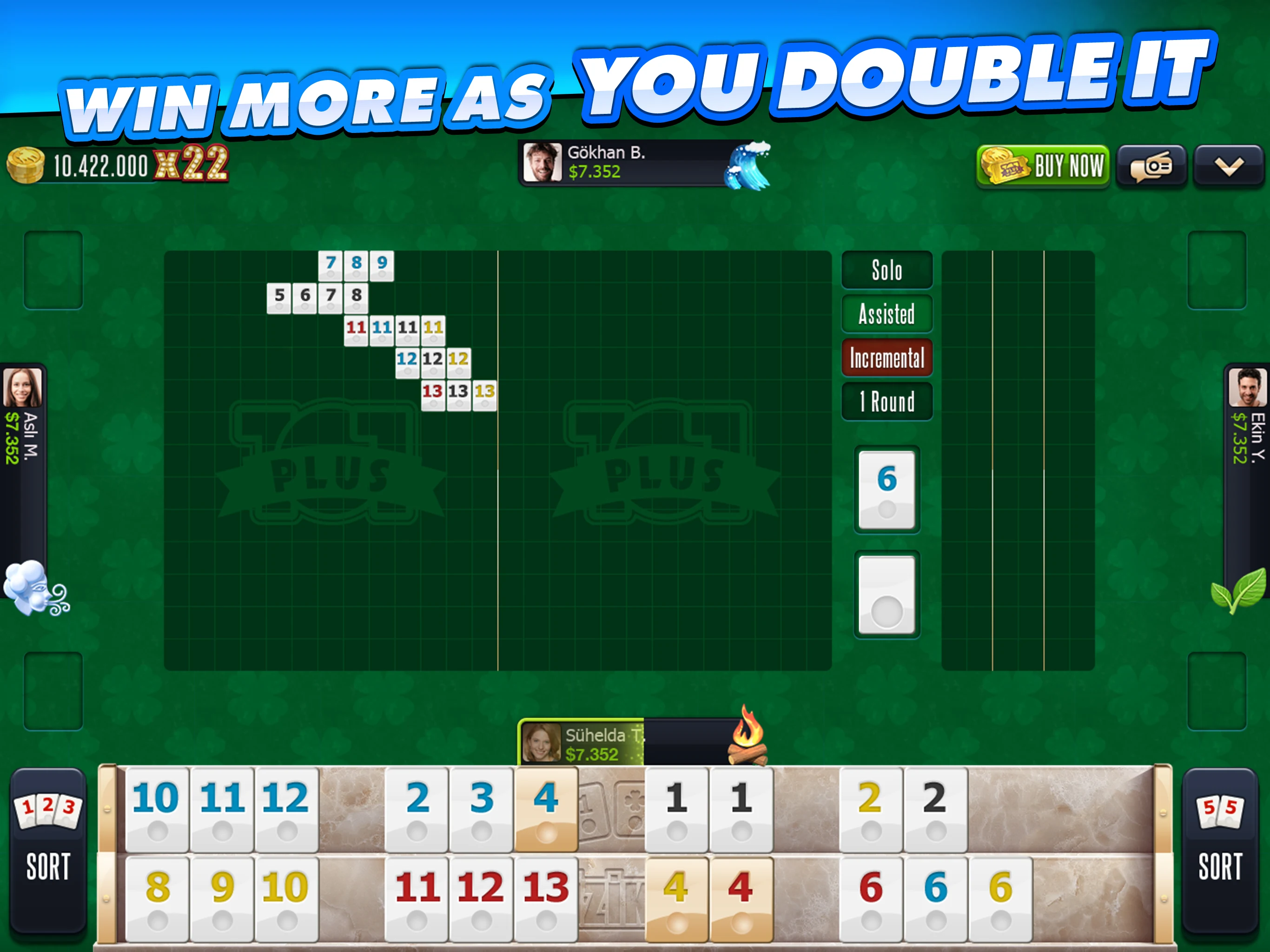 101 Okey Plus Rummy Board Game screenshot